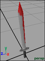 Sword Model at Origin